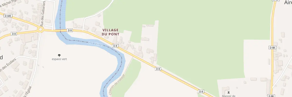 Plan du 8 Village du Pont à Airel