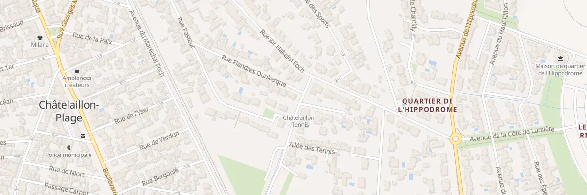 Plan du 24 Rue Flandres Dunkerque à Châtelaillon-Plage