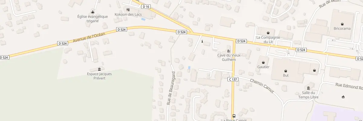 Plan du 44 Rue de Beauregard à Saint-Paul-lès-Dax
