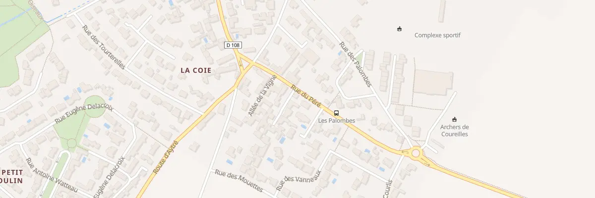 Plan du 124 Rue du Péré à Périgny