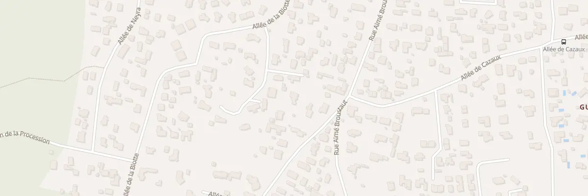Plan du 96T Rue Aime Broustaut à Gujan-Mestras