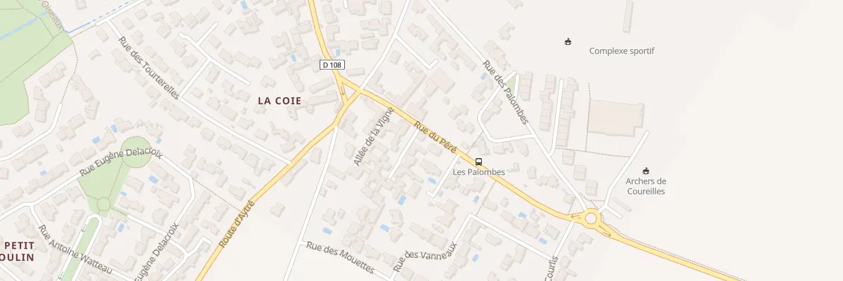 Plan du 126 Rue du Péré à Périgny