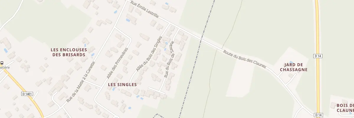 Plan du 7 Rue du Bois de Savane à Étaules