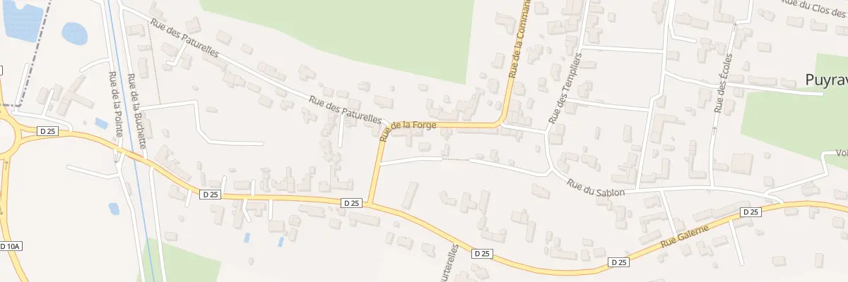 Plan du 10 Rue de la forge à Puyravault