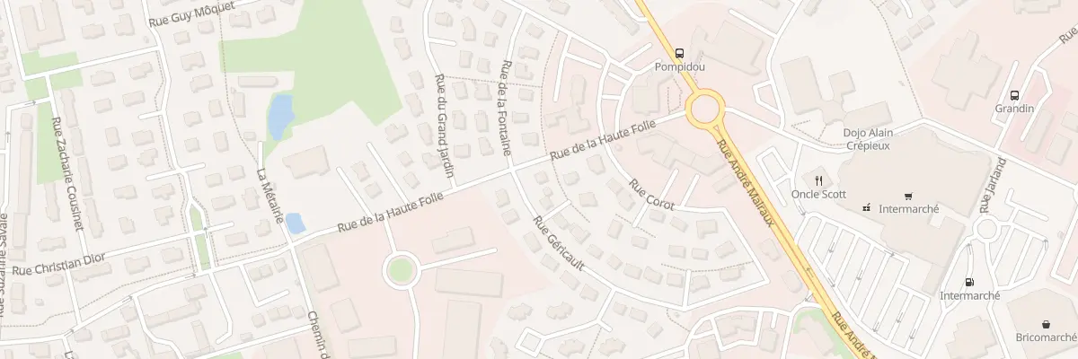 Plan du 25 Rue Géricault à Saint-Lô