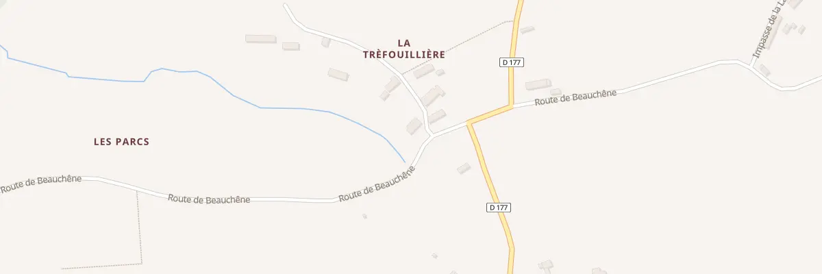 Plan du 5077 La Trefouilliere à Gouvets