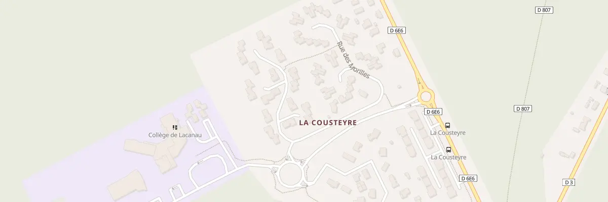 Plan du 36 Rue des Bolets à Lacanau