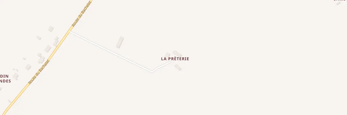 Plan du 503 Rte du Bachelet à La Meauffe
