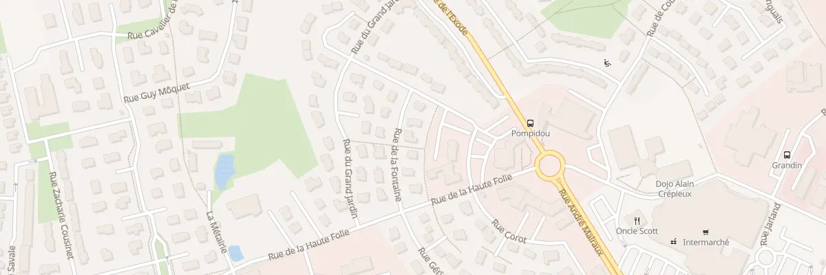 Plan du 61 Rue de la Fontaine à Saint-Lô
