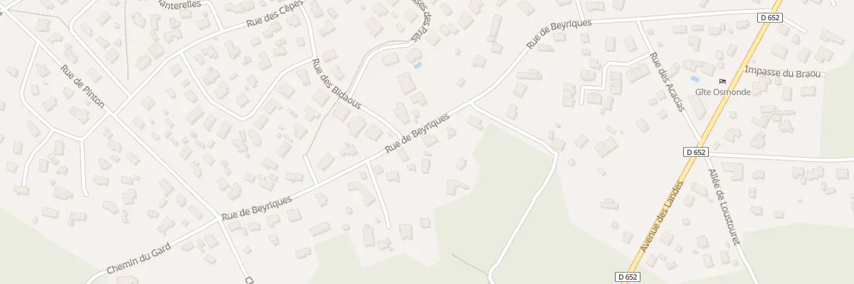 Plan du 455 Rue de Beyriques à Sanguinet