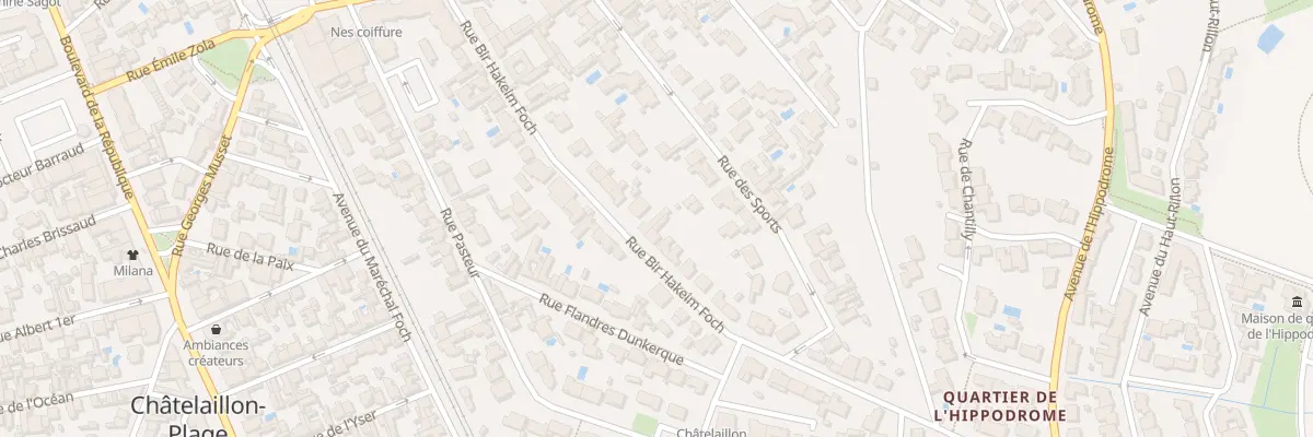 Plan du 37 Rue Bir Hackeim Foch à Châtelaillon-Plage