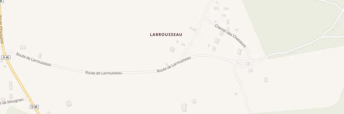 Plan du 595 Rte de Larrousseau à Pontenx-les-Forges