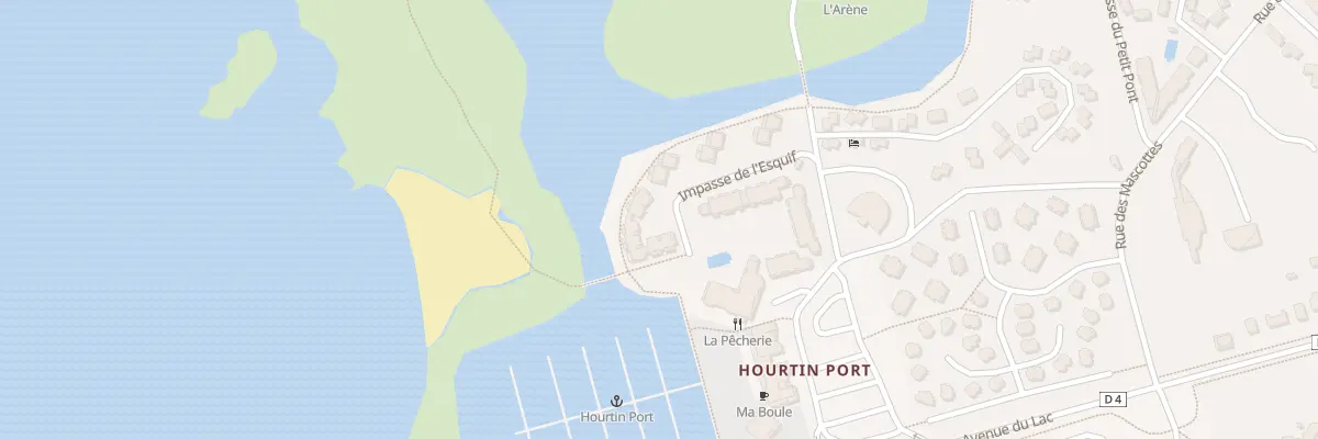 Plan du 1245 Pecheries du Mayne Pauvre à Hourtin