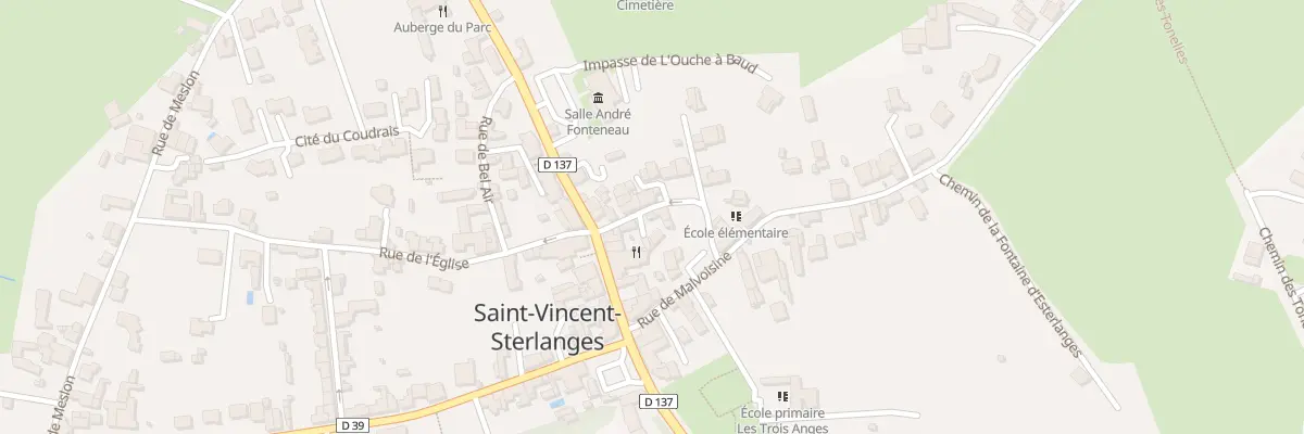 Plan du 6 Rue du puits à Saint-Vincent-Sterlanges