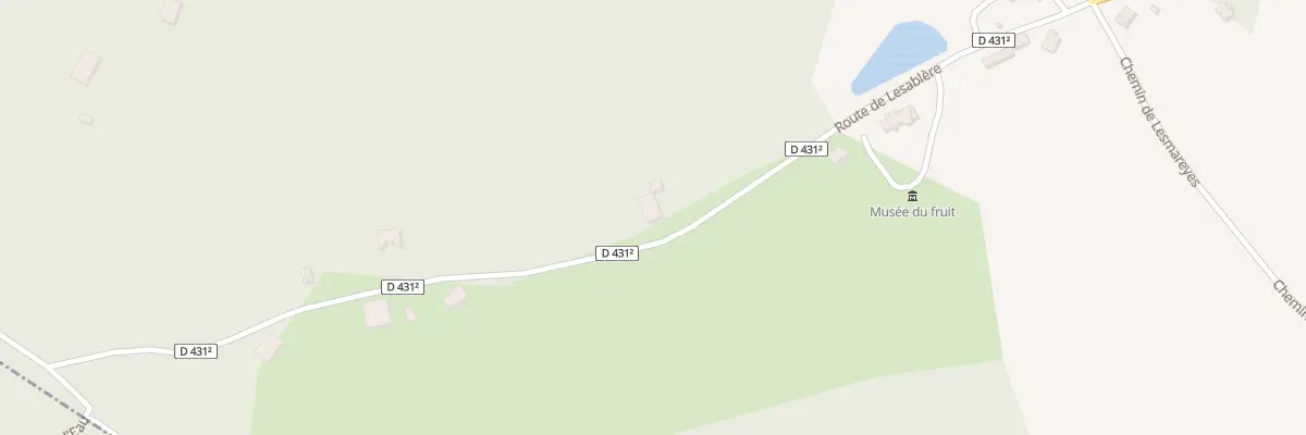 Plan du 378 Rte de Lesablere à Cagnotte