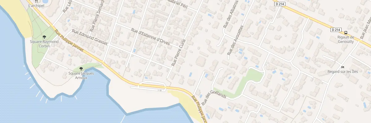 Plan du 7 Rue Pierre Curie à Fouras