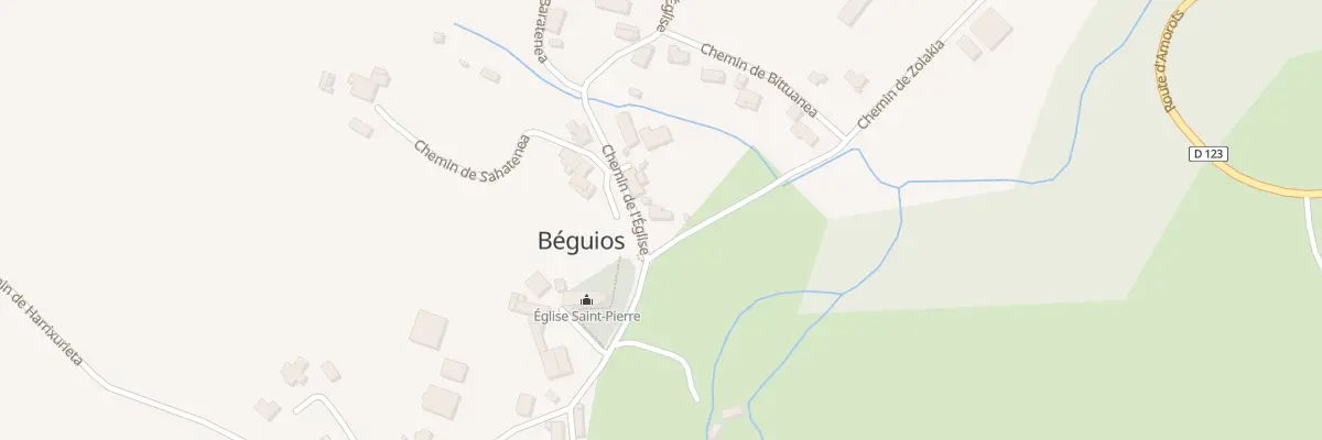Plan du 5080 La Place à Béguios