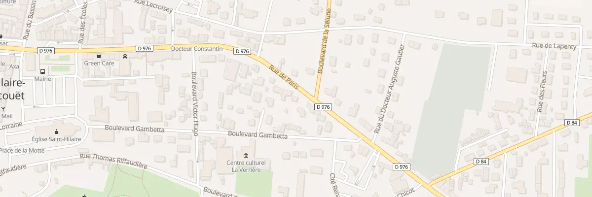 Plan du 128 Rue de Paris - St-Hilaire à Saint-Hilaire-du-Harcouët