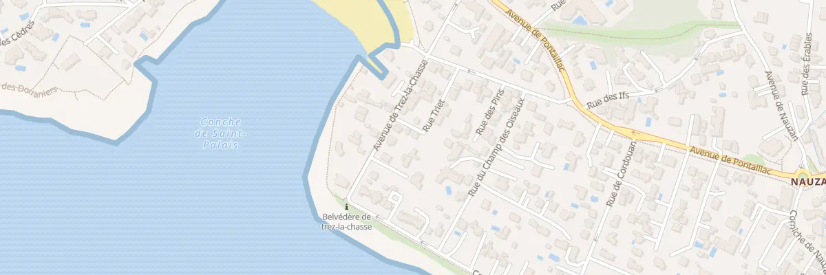Plan du 18 Rue Triet à Saint-Palais-sur-Mer