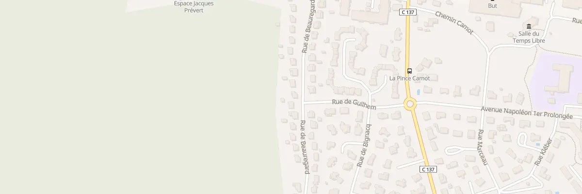 Plan du 23 Rue de Beauregard à Saint-Paul-lès-Dax