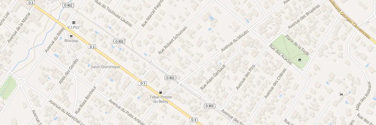Plan du 11 Av du Moulin à Andernos-les-Bains
