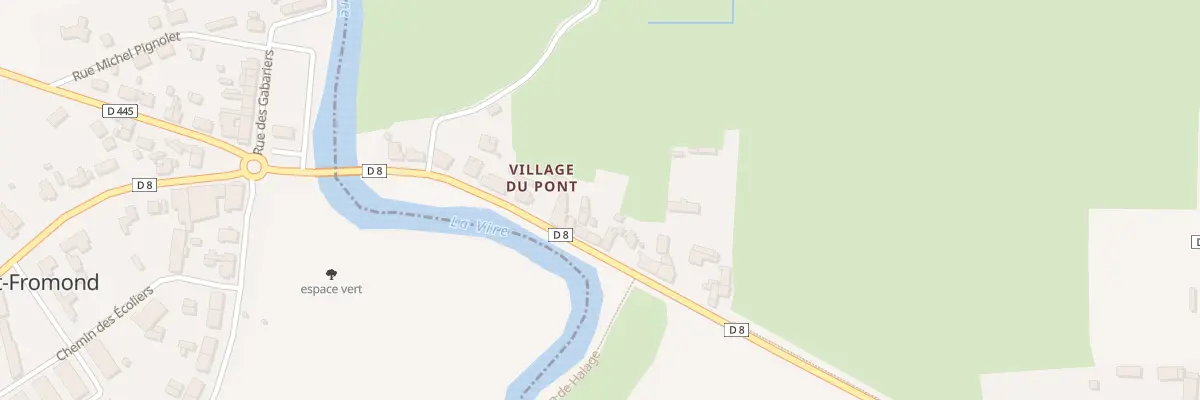 Plan du 28 Village du Pont à Airel