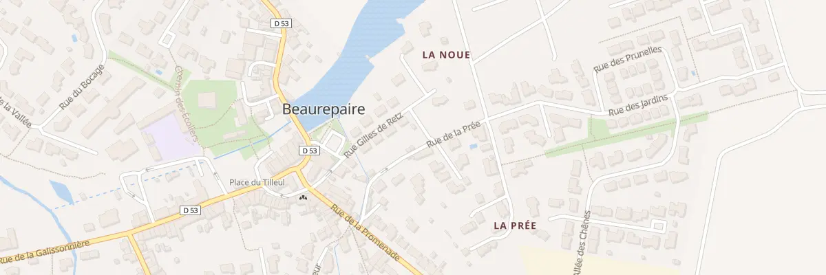 Plan du 8 Rue Gilles de Retz à Beaurepaire