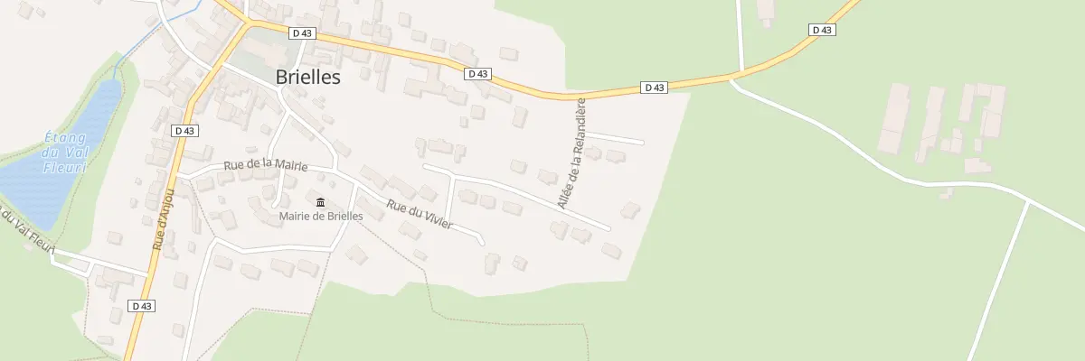 Plan du 13 All de la Relandière à Brielles