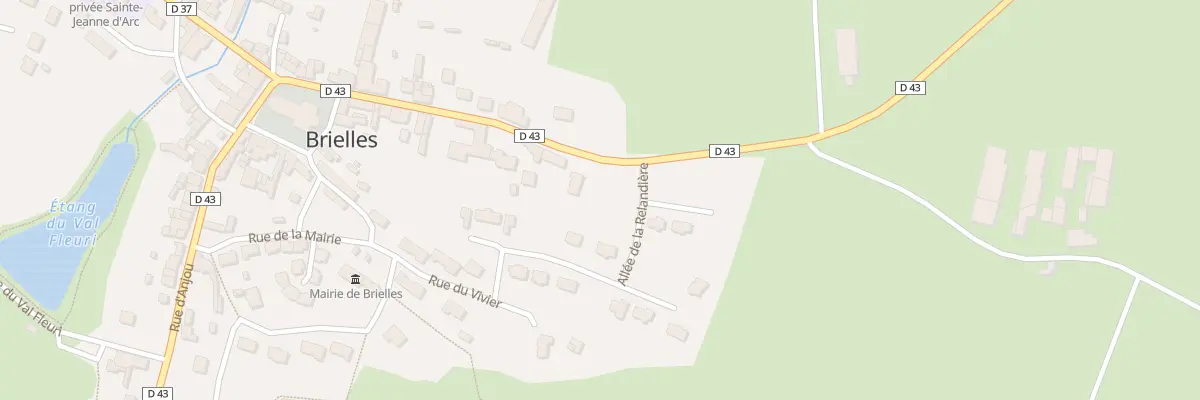 Plan du 26 Rue du Maine à Brielles