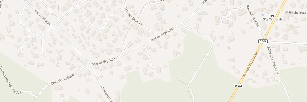 Plan du 505 Rue de Beyriques à Sanguinet