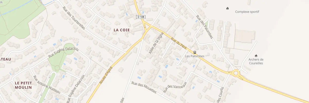 Plan du 4 All de la Vigne à Périgny