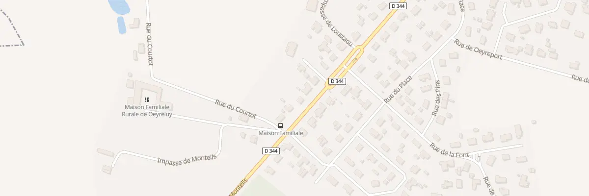 Plan du 27 Rue de Monteils à Oeyreluy