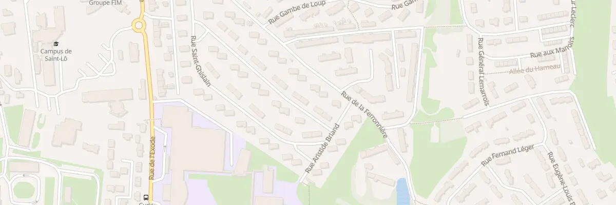 Plan du 215 Rue Robert Schuman à Saint-Lô