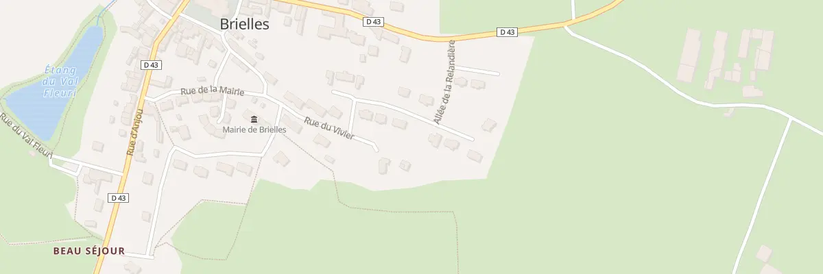 Plan du 8 All de la Relandière à Brielles