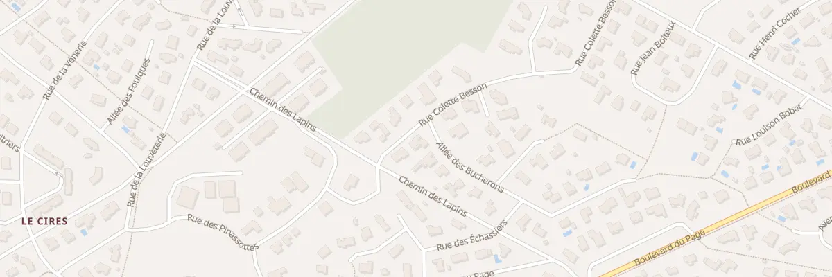 Plan du 11 All des Bûcherons à Andernos-les-Bains