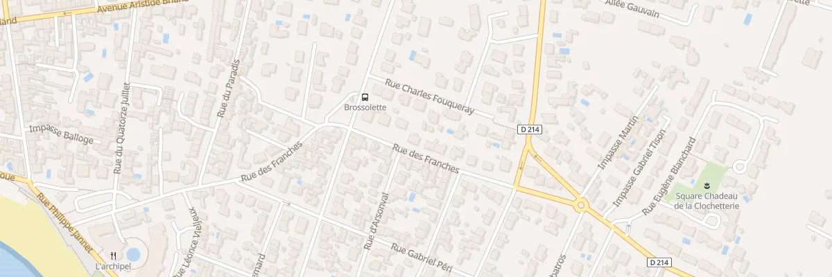 Plan du 9014 Rue des Franches à Fouras