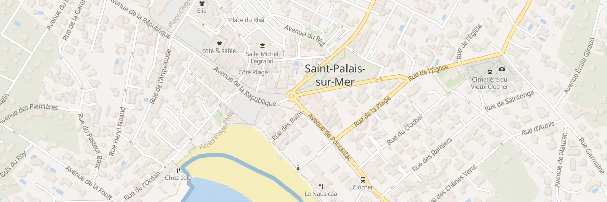 Plan du 2 Av de Pontaillac à Saint-Palais-sur-Mer