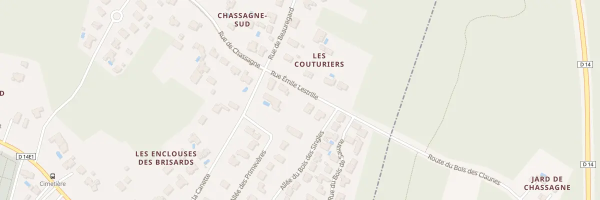 Plan du 4B Rue Emile Lestrille à Étaules