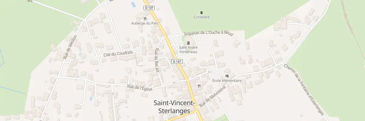Plan du 17 Rue nationale à Saint-Vincent-Sterlanges