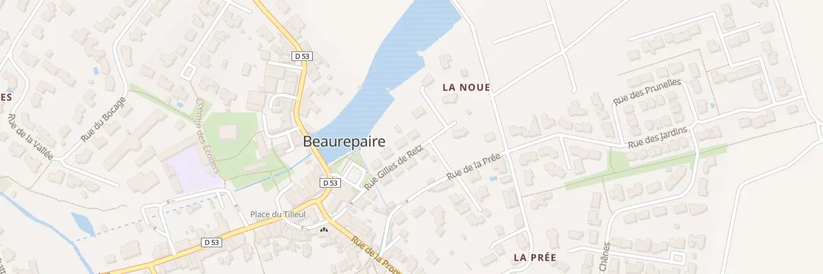 Plan du 7 Rue Gilles de Retz à Beaurepaire