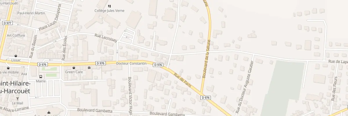Plan du 119 Rue de Paris - St-Hilaire à Saint-Hilaire-du-Harcouët