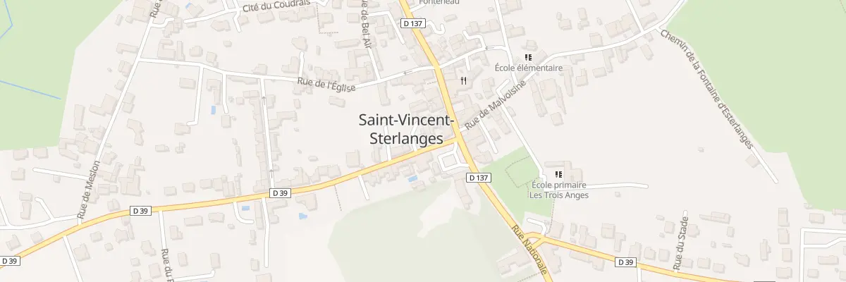 Plan du 4 Rue de sainte-cécile à Saint-Vincent-Sterlanges