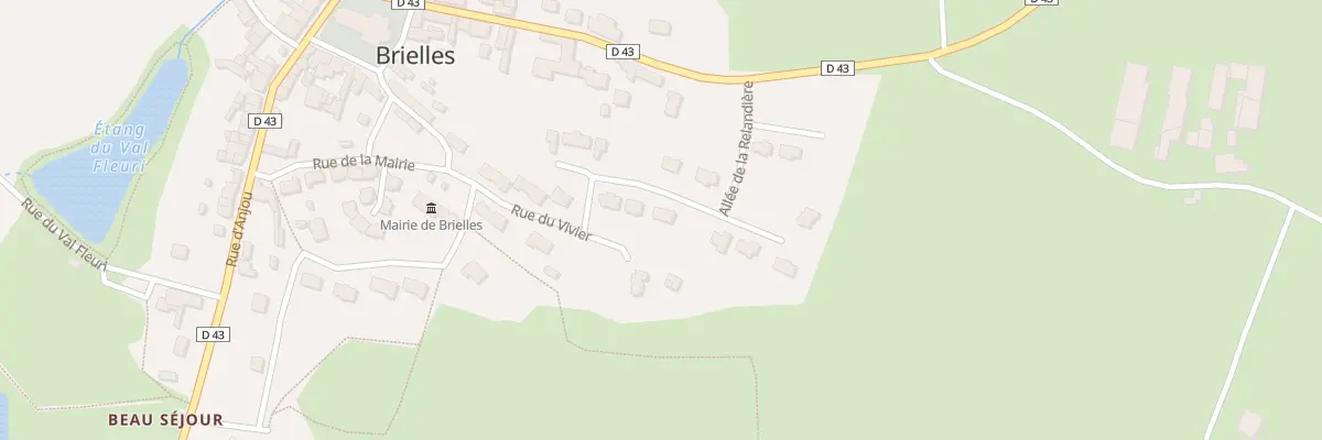 Plan du 6 All de la Relandière à Brielles