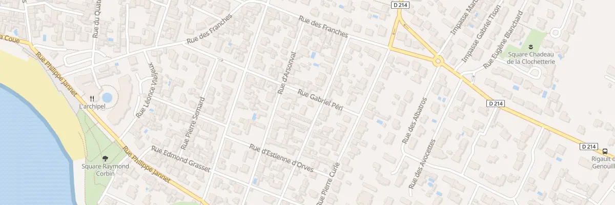Plan du 6 Rue Gabriel Péri à Fouras