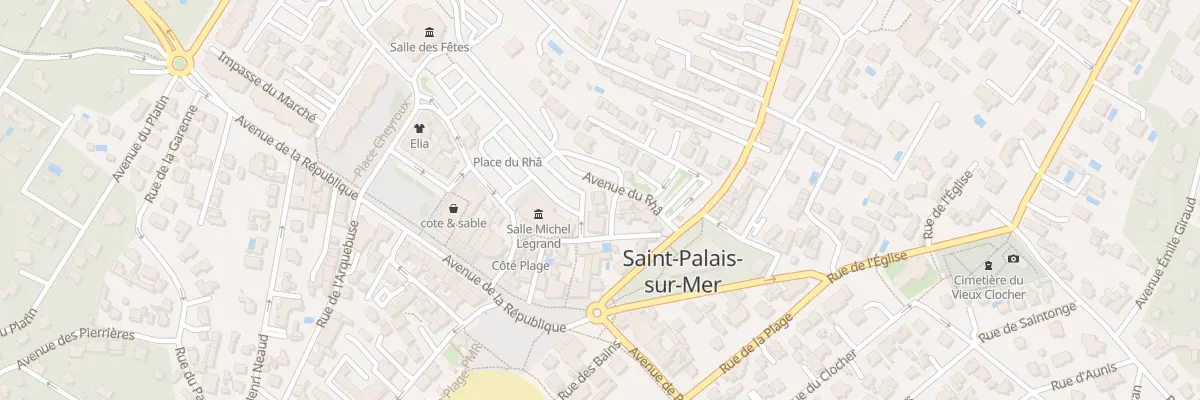 Plan du 6 Rue du Four à Saint-Palais-sur-Mer