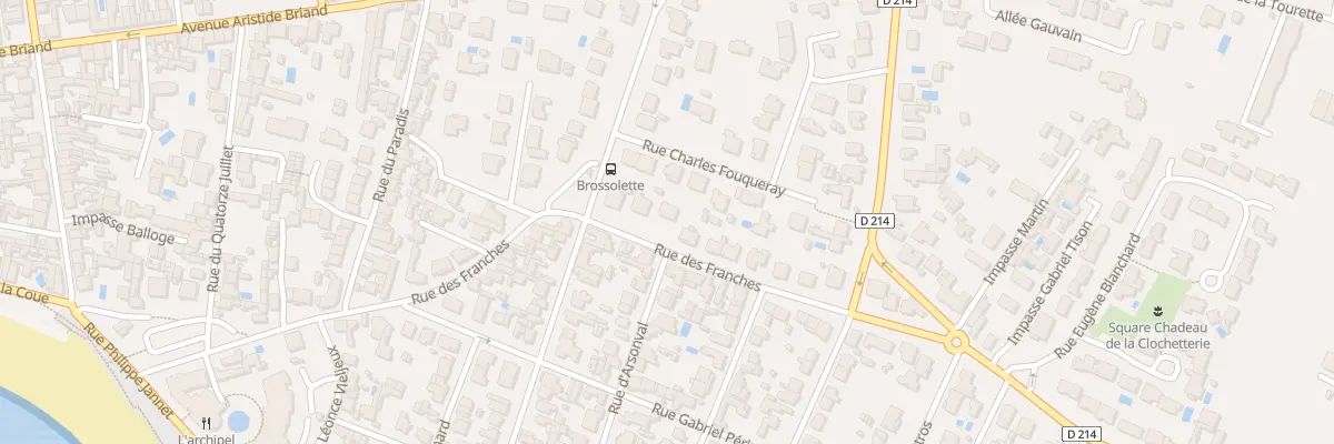 Plan du 9013 Rue des Franches à Fouras