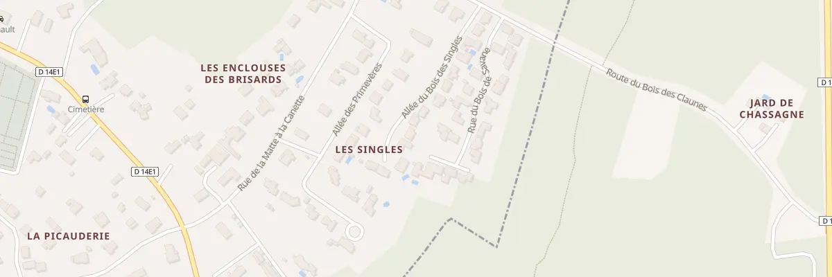 Plan du 10 Lot Le Bois des Singles à Étaules