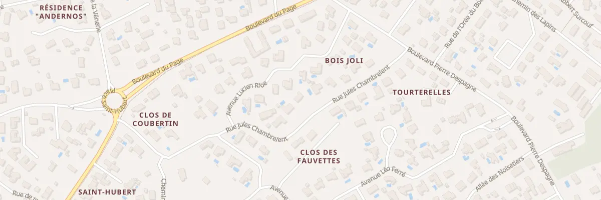 Plan du 14 Rue Jules Chambrelent à Andernos-les-Bains