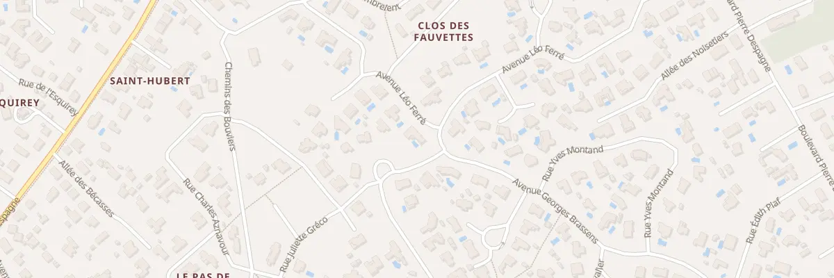 Plan du 25 Av Léo Ferré à Andernos-les-Bains