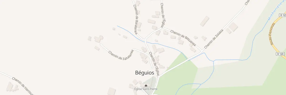 Plan du 354 Che de l’Église à Béguios